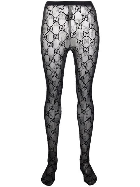 gucci sheer leggings|gucci legging boots.